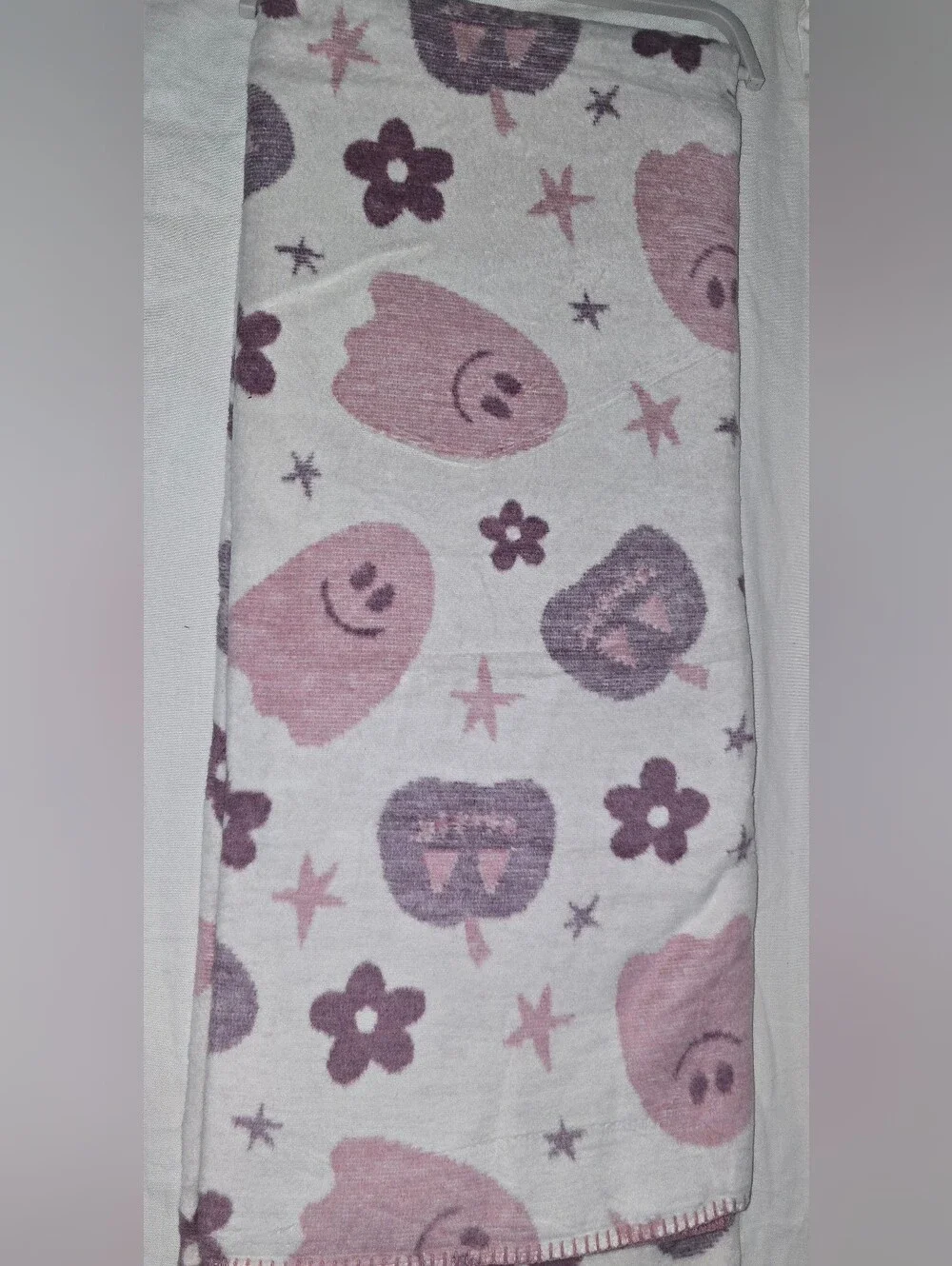 Docofil Blanket Halloween Ghost Pink